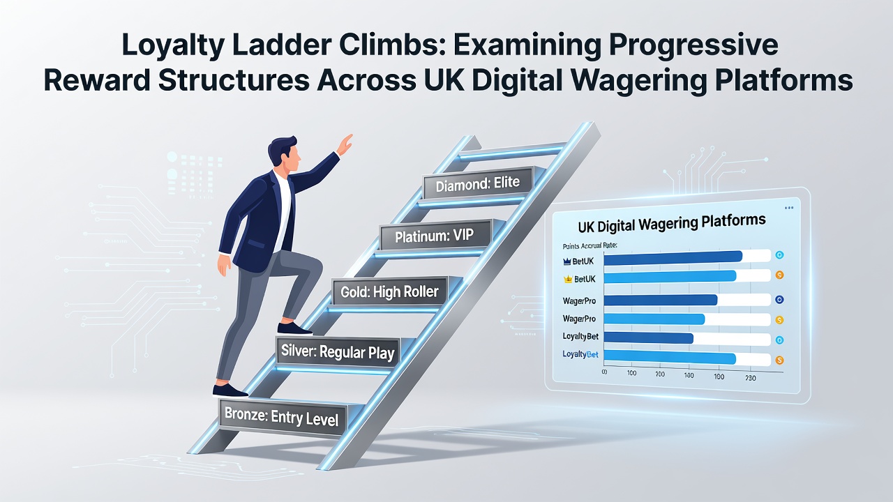 Progressive loyalty tiers displayed on a UK betting app interface with reward milestones