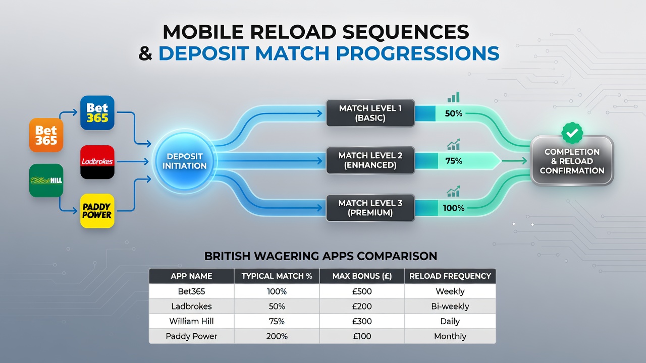 Detailed view of a deposit match progression tracker in a British betting app